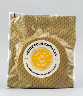 15CM - WHITE BAKER'S DOZEN - Table Tortillas