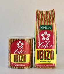 Ibiza Coffees Bundle: 100% Arabica Ground 250g tin with refill