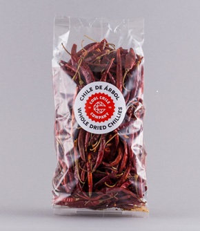 De Arbol Chillies 100g