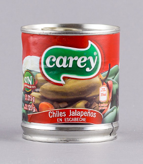 Pickled Jalapeños Whole 215g - Carey