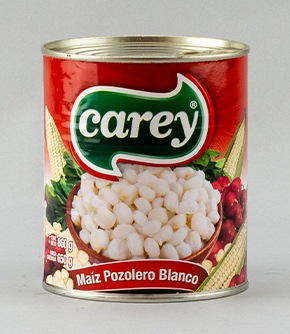 Maiz Pozolero Blanco 860g Tin - Carey
