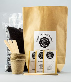 Cool Chile  Sowing Kit with Free Fall-Out Chilli Seeds