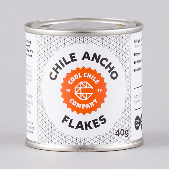 Ancho flakes tin - product image