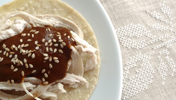 Mole Poblano Chicken Taco - banner image