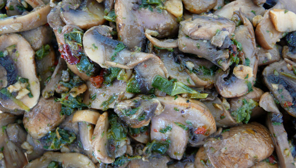 Mojo de Ajo mushrooms with epazote - banner image