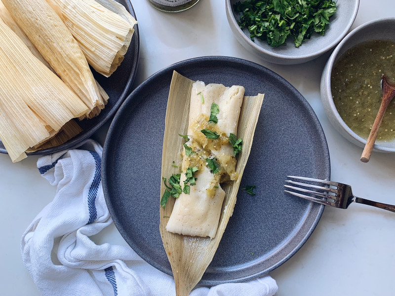 Green Salsa Chicken Tamales by Karla Zazueta - banner image