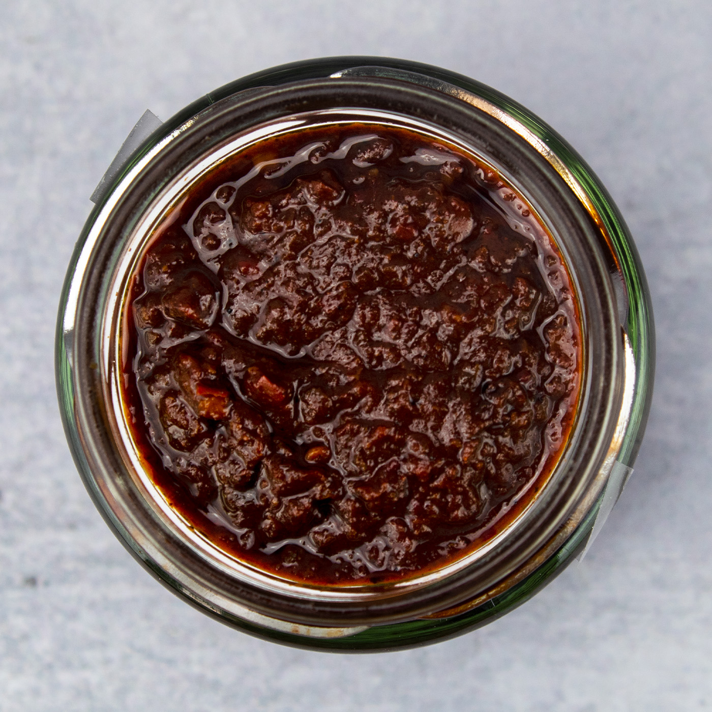 Three chile paste overhead - product image