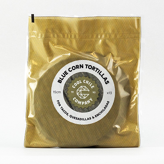 retail blue tortillas - product image